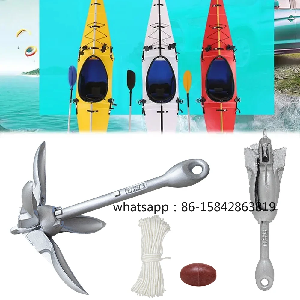مرساة قابلة للطي من الفولاذ ال - مراجعة Fishing Kayak Anchor وسعره