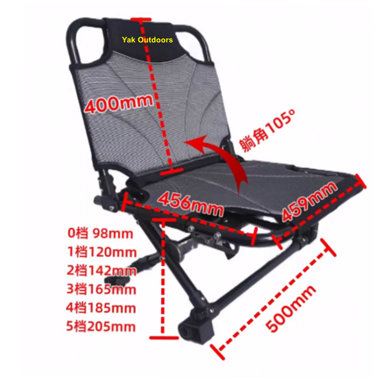 مقعد صيد من سبائك الألومنيوم م - مراجعة Fishing Kayak Seat وسعره