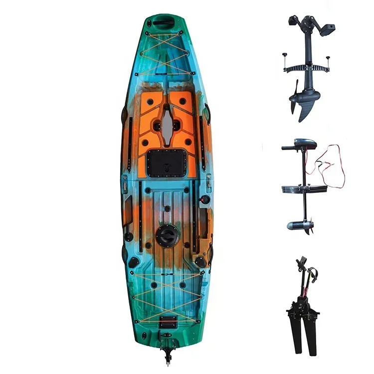 قارب بلاستيكي قابل للطي بطول 9 - مراجعة Fishing Kayak Pedal Drive وسعره