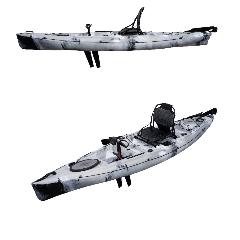 قارب كاياك صيد بطول 12 قدمًا م - مراجعة Fishing Kayak Pedal Drive وسعره